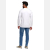 Longsleeve koszulka męska bawełniana z długim rękawem BIAŁA MORAJ